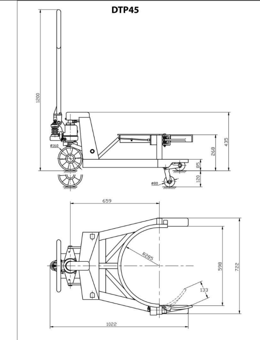dtp45 dimensions